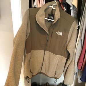 North face zip up coat